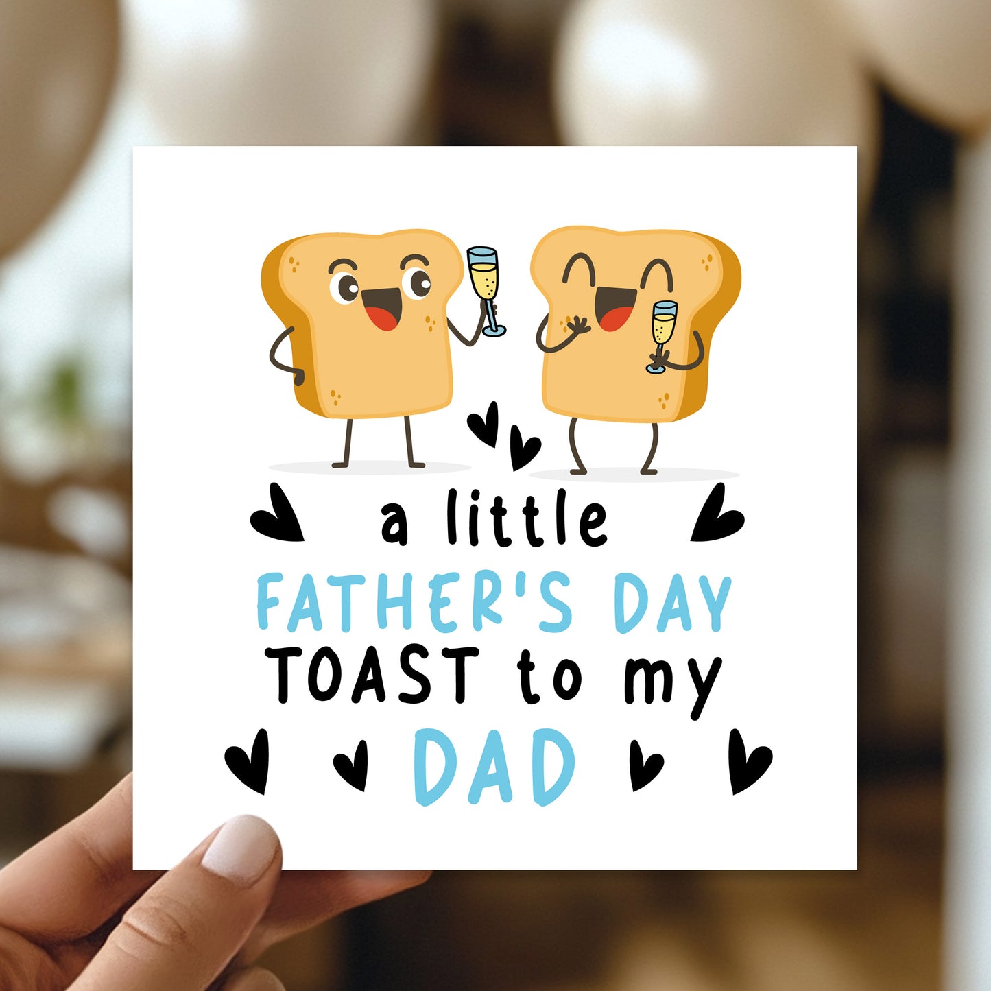 Fathers Day Novelty Card For Dad Happy Father's Day Card