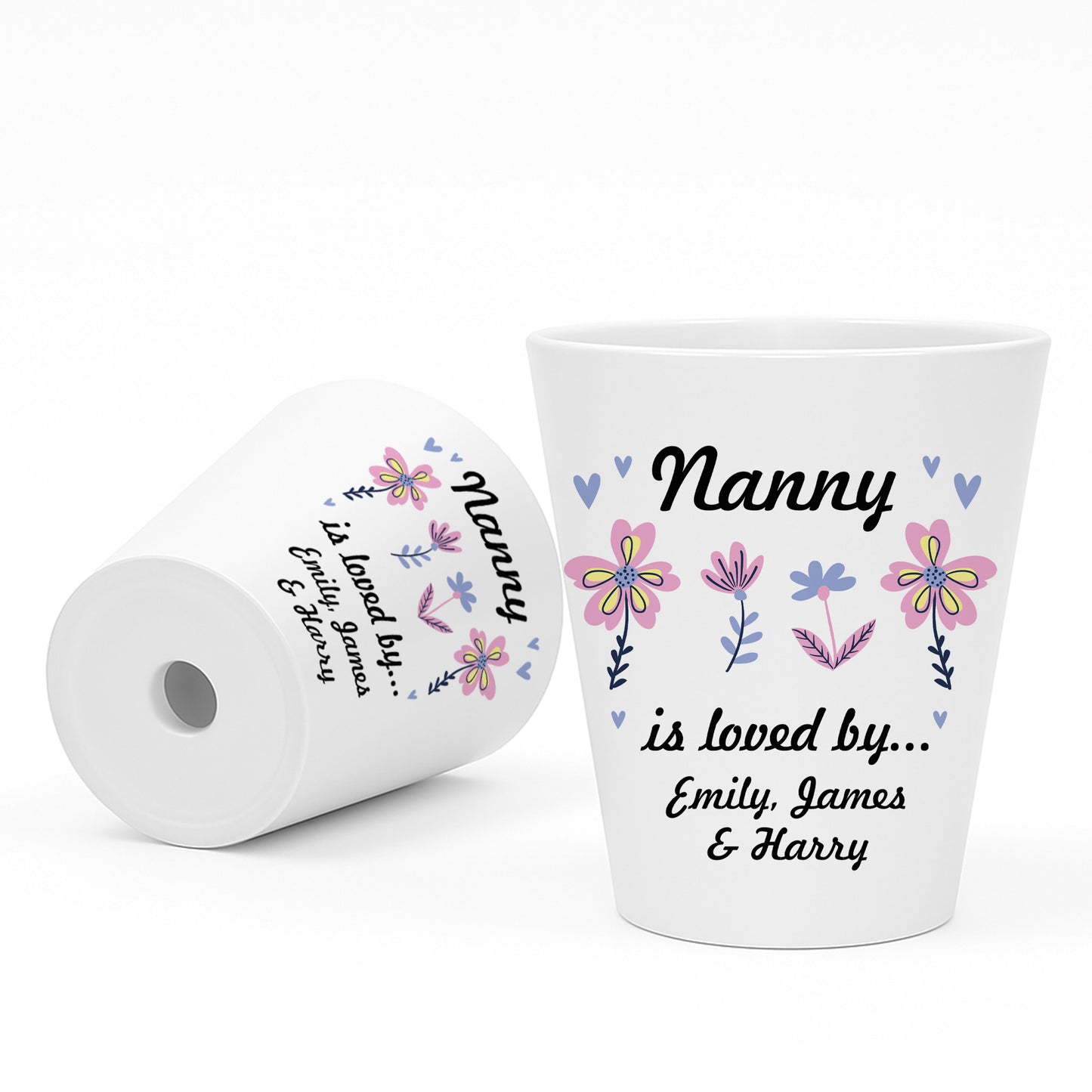 Nanny Gifts For Birthday Christmas Personalised Plant Pot