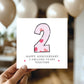 2nd Wedding Anniversary Card With Envelope 2nd Anniversary Card