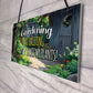 Garden Signs For Outdoor FUNNY GARDEN PLAQUE Summerhouse Sign