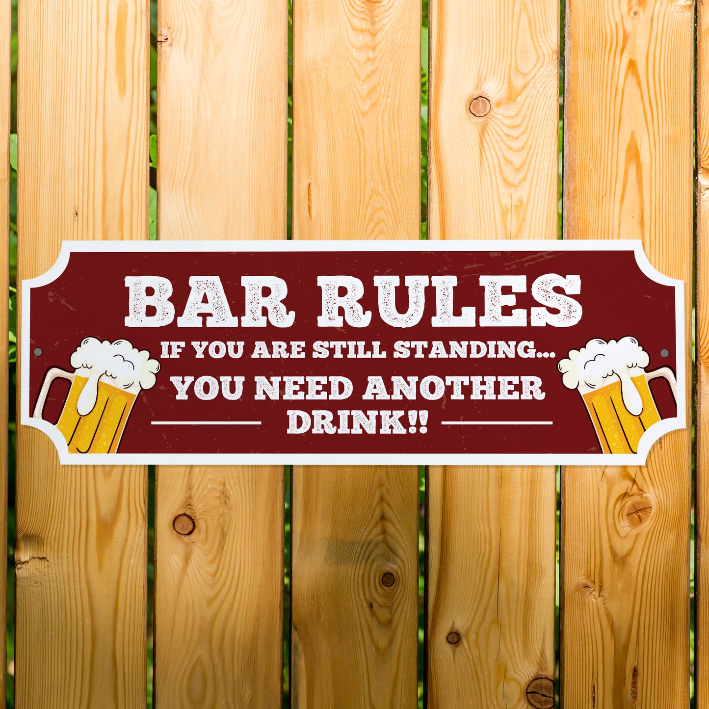 Acrylic Bar Sign Bar Rules Plaque Bar Accessories for Home Pub