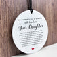 Fathers Day Gift From Your Daughter Hanging Plaque For Dad