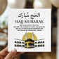 Hajj Mubarak Muslim Card Blessings Dua Kaaba Islamic Cards