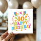 40th Birthday Cards for Women Birthday Card For Friends Family