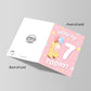 Birthday Card for Age 7 Girl 7th Birthday Card For Daughter