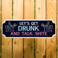 FUNNY Home Bar Sign For Garage Man Cave Shed Sign Neon Effect