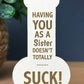 Funny Rude Gift For Sister Birthday Christmas Joke Gift For Her