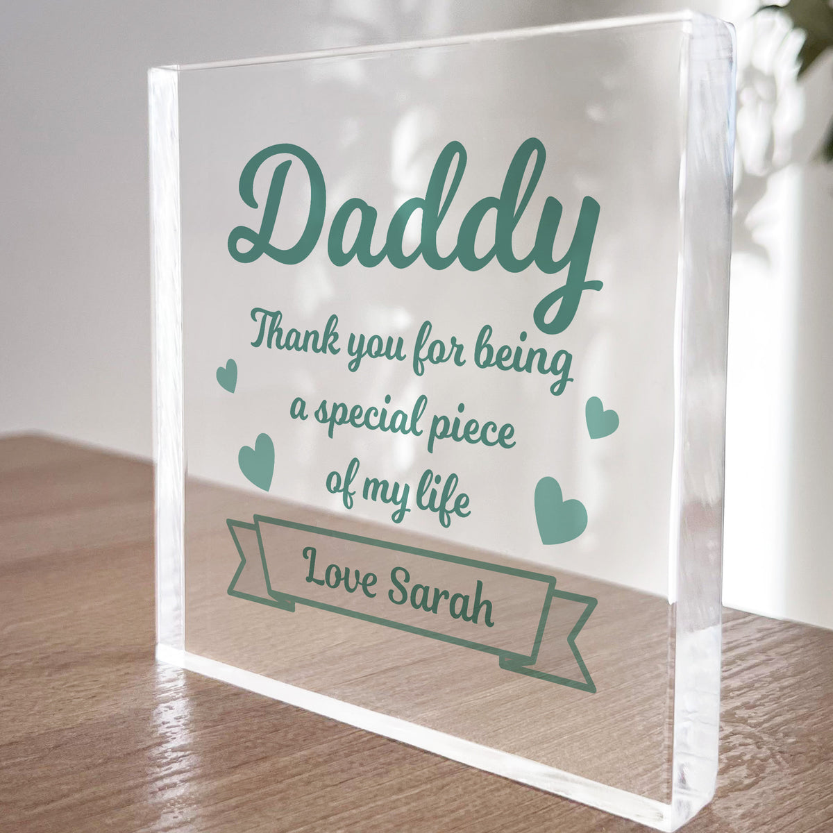 Personalised Daddy Thank You Special Gift For Him Fathers Day