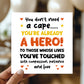 Thank You Card For HERO Thank You Card For Teacher Volunteer