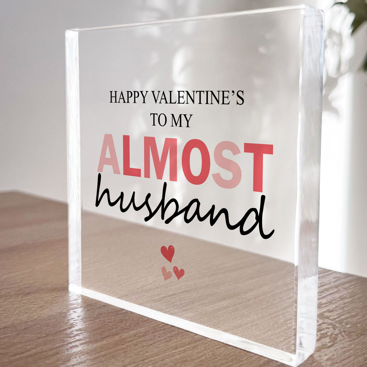 Happy Valentines To My Almost Husband, Fiance Valentines Gift