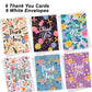 Thank You Cards Multipack 6 Unqiue Cards For Teachers Volunteers