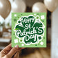 Happy St Patrick’s Day Card Irish Day Card With Shamrock