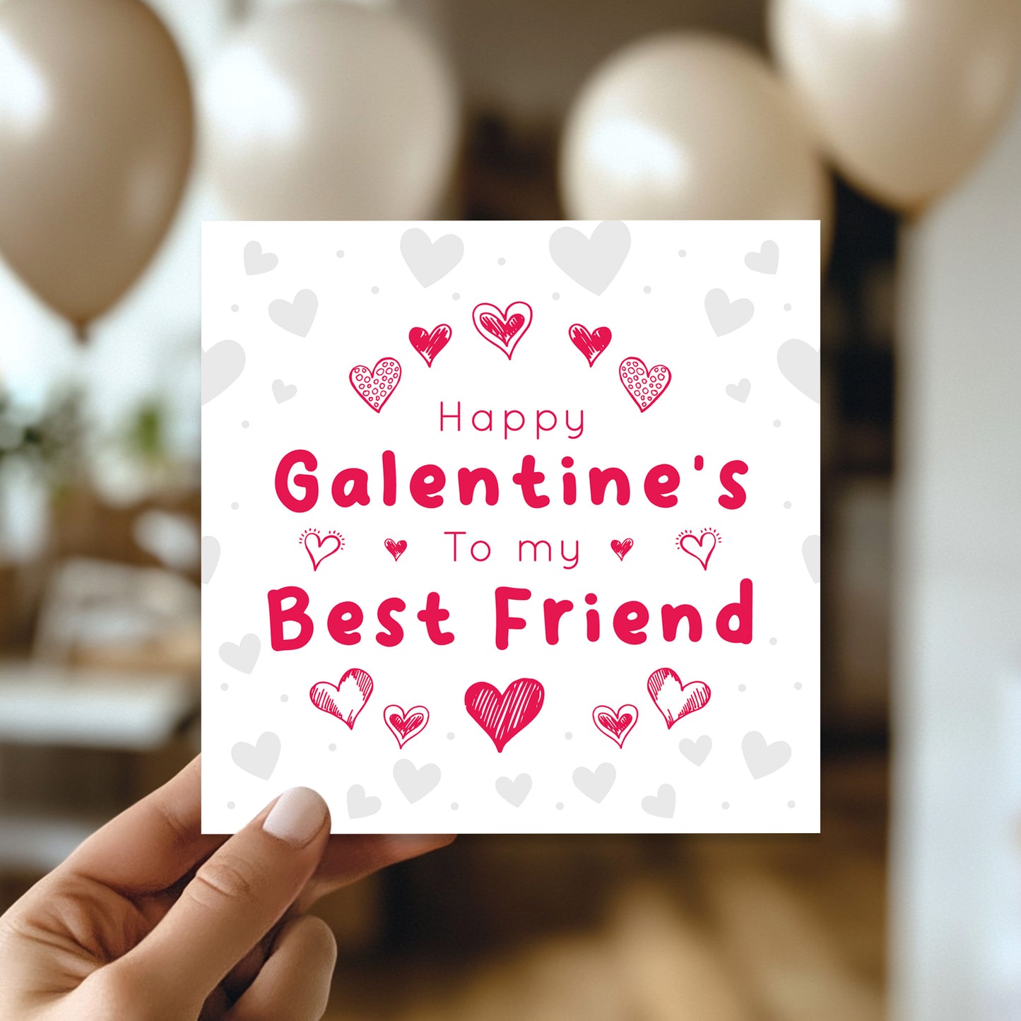 Happy Galentines Day Card Galentines Card For Best Friend