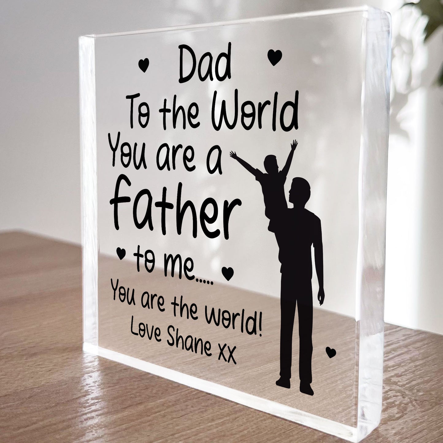 Fathers Day Birthday Gift For Dad Personalised Dad Gift From Son