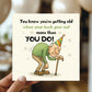 Funny Joke Dad Grandad Birthday Card With Envelope Included