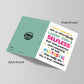 Thank You Cards for Teacher End of Term Leaving School Nursery
