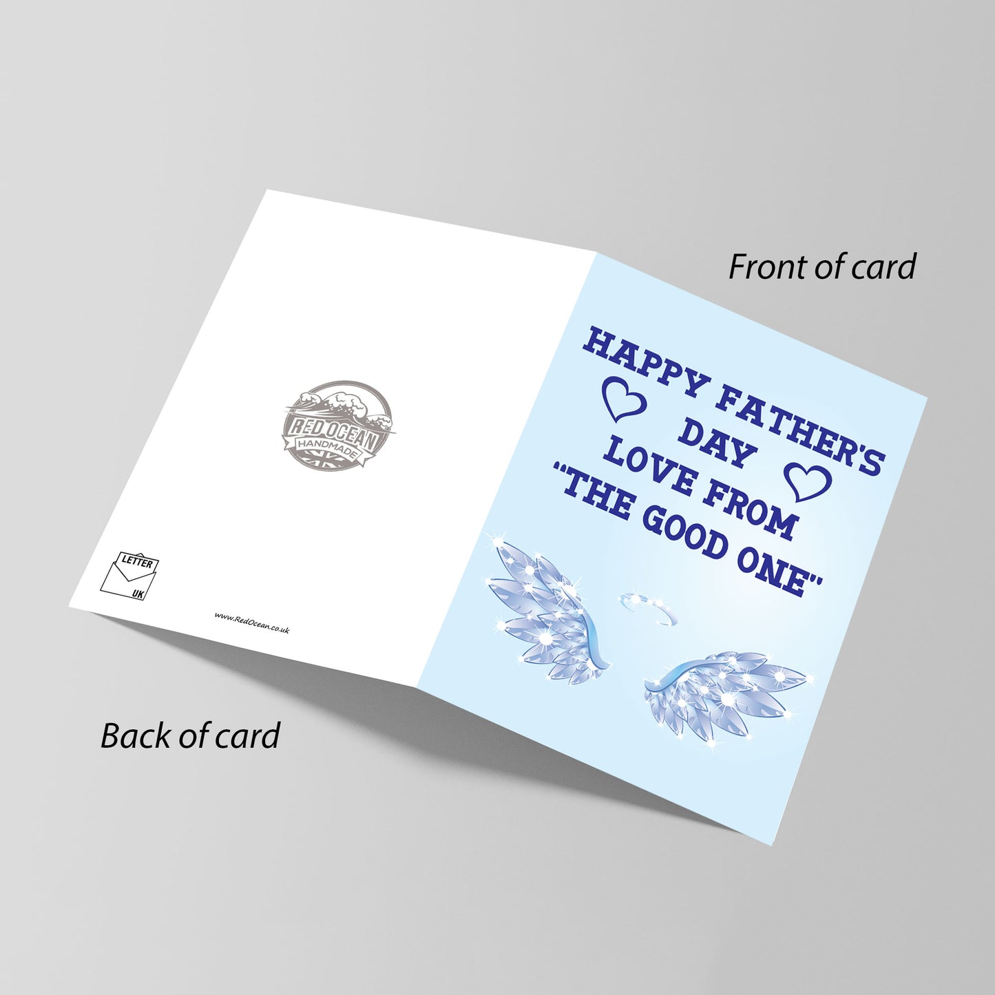 Happy Fathers Day Love From The Good One Funny Card For Dad