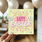 Cute Easter Card Easter Card Happy Easter Card With Envelope