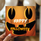 HAPPY HALLOWEEN Card With Pumpkin Halloween Card For Friend