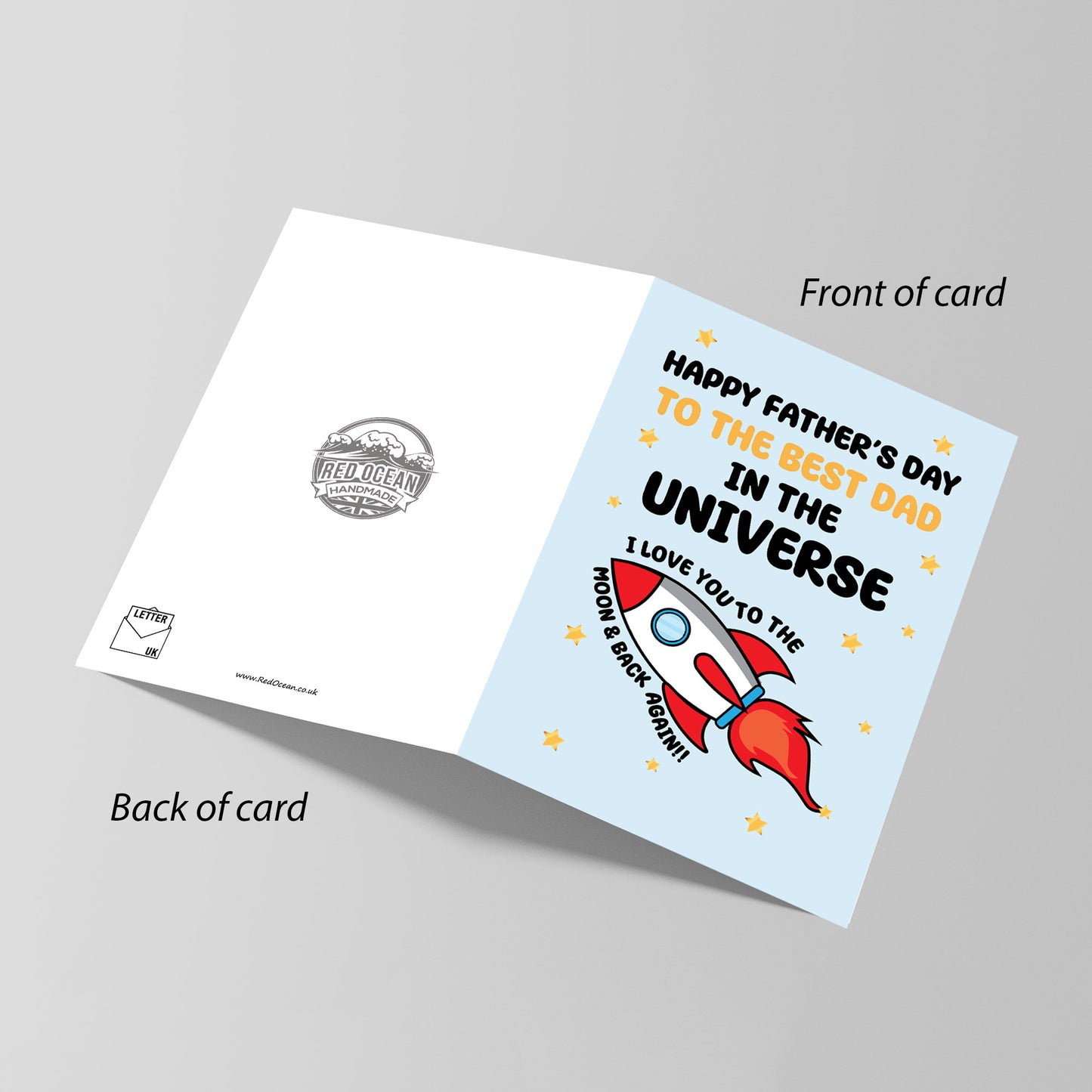 Fathers Day Card From Daughter Son Fathers Day Card Envelope