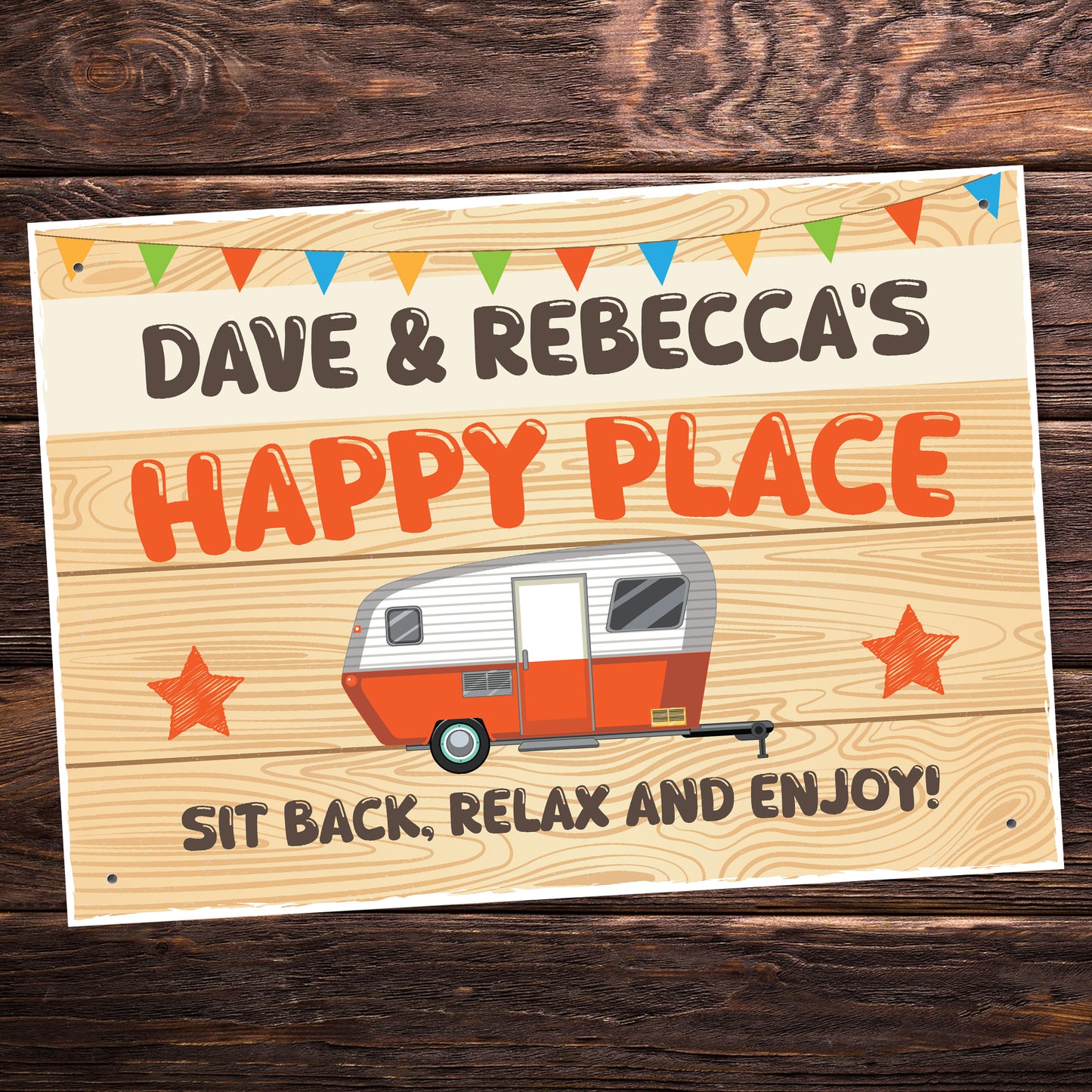 Novelty Gift For Caravan Personalised Sign Funny Caravan Gift