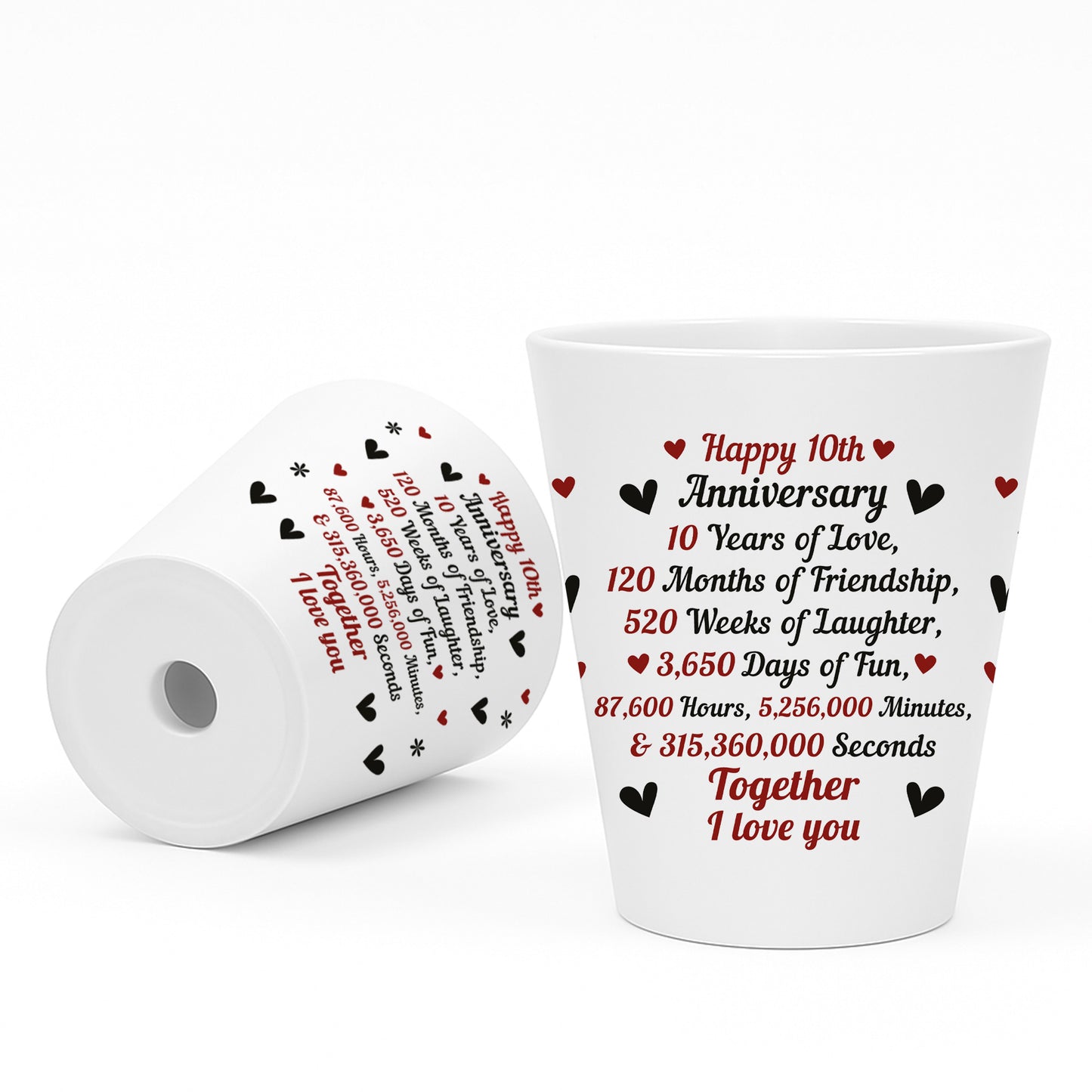 10th Anniversary Gifts For Wife Girlfriend Boyfriend Couple Gift