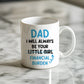 Funny Dad Gift Set From Daughter Ceramic Mug and Coaster Novelty