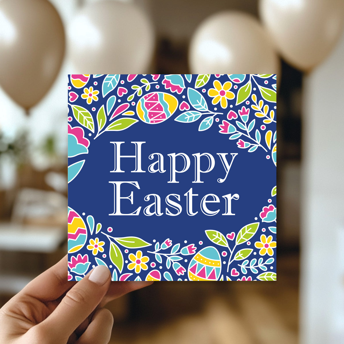 Easter Card, Cute Easter Card, Easter Card With Kraft Envelope