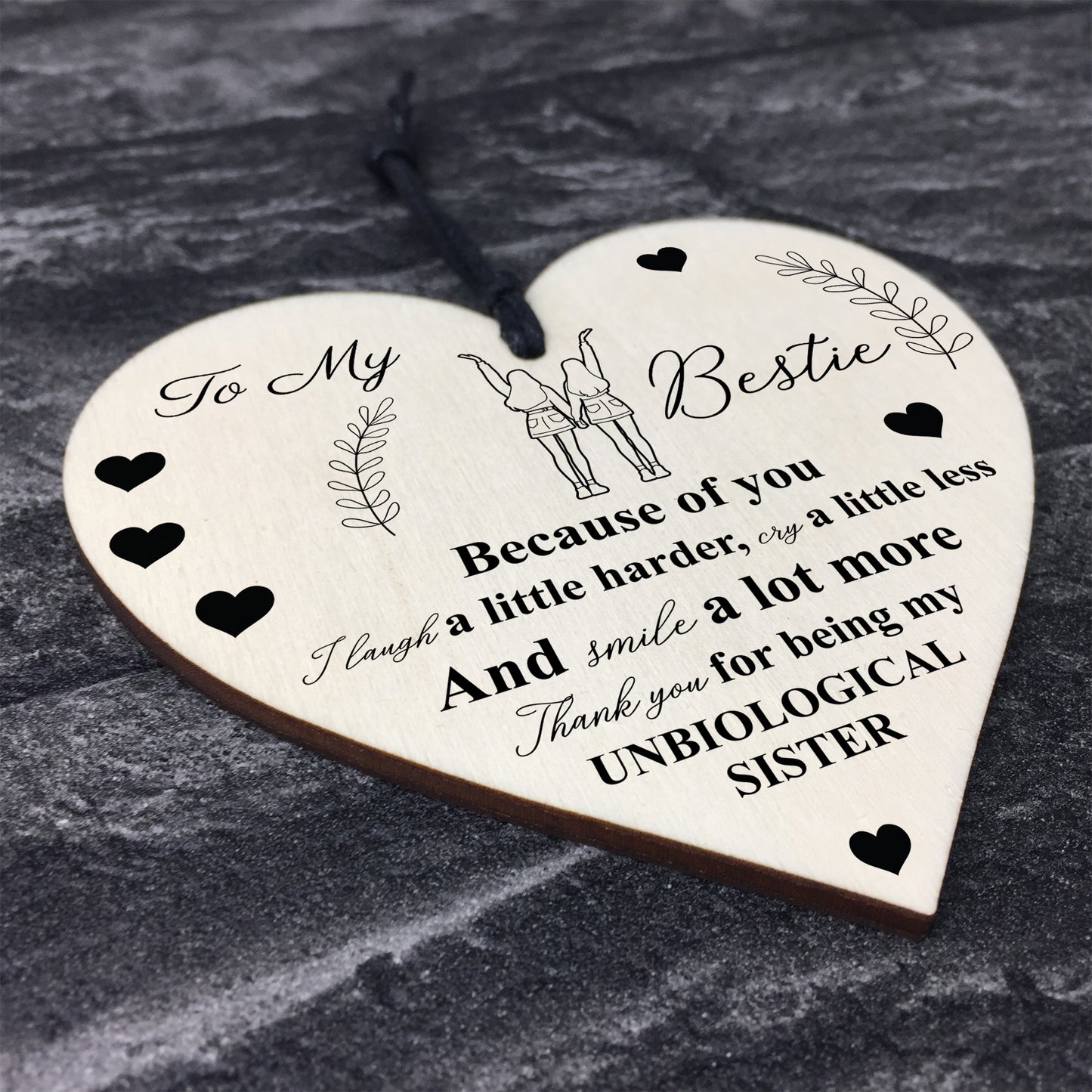 Best Friend Gift Sister Plaque Thank You Gift For Best Friend