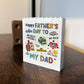 Gift For Dad For Fathers Day Dad Building Block Dad Plaque Gift