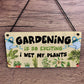 Funny Garden Sign For Outdoor Hanging Wall Sign For Yard
