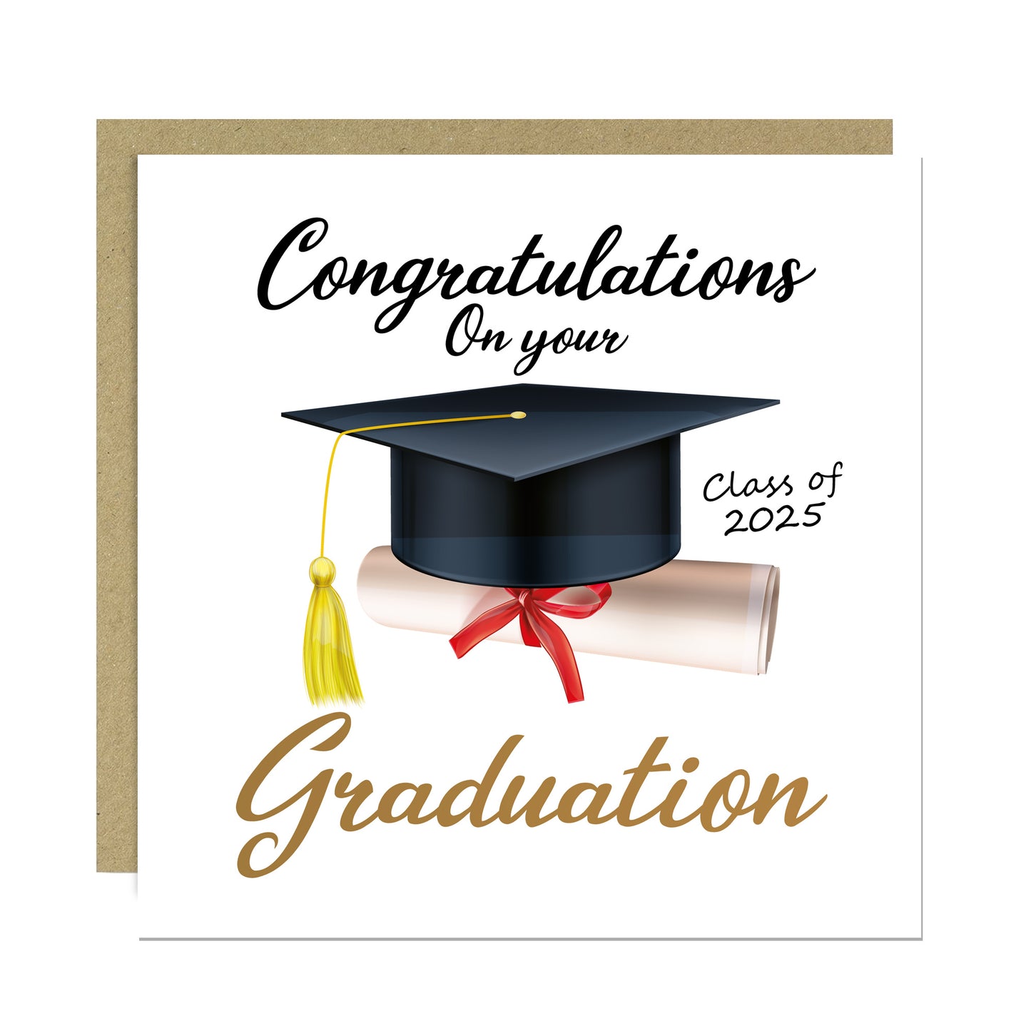 Graduation 2025 Cards Multipack of 6 Assortment Congratulations