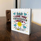 Dad Gift Building Block Puzzle Gift Love You This Much Gift