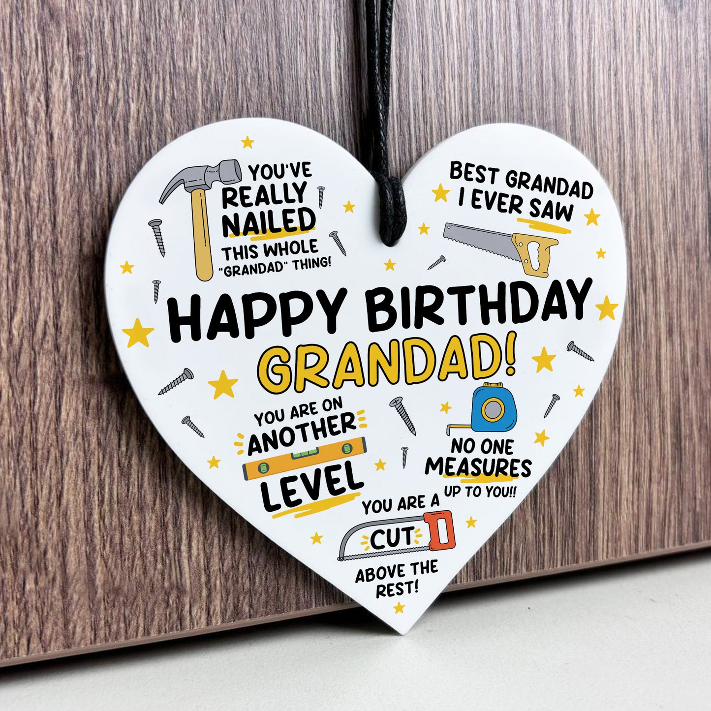Funny Birthday Gift For Grandad Hammer Tools DIY Grandad Gift