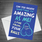 Funny Fathers Day Card and Wooden Heart Novelty Fathers Day Joke