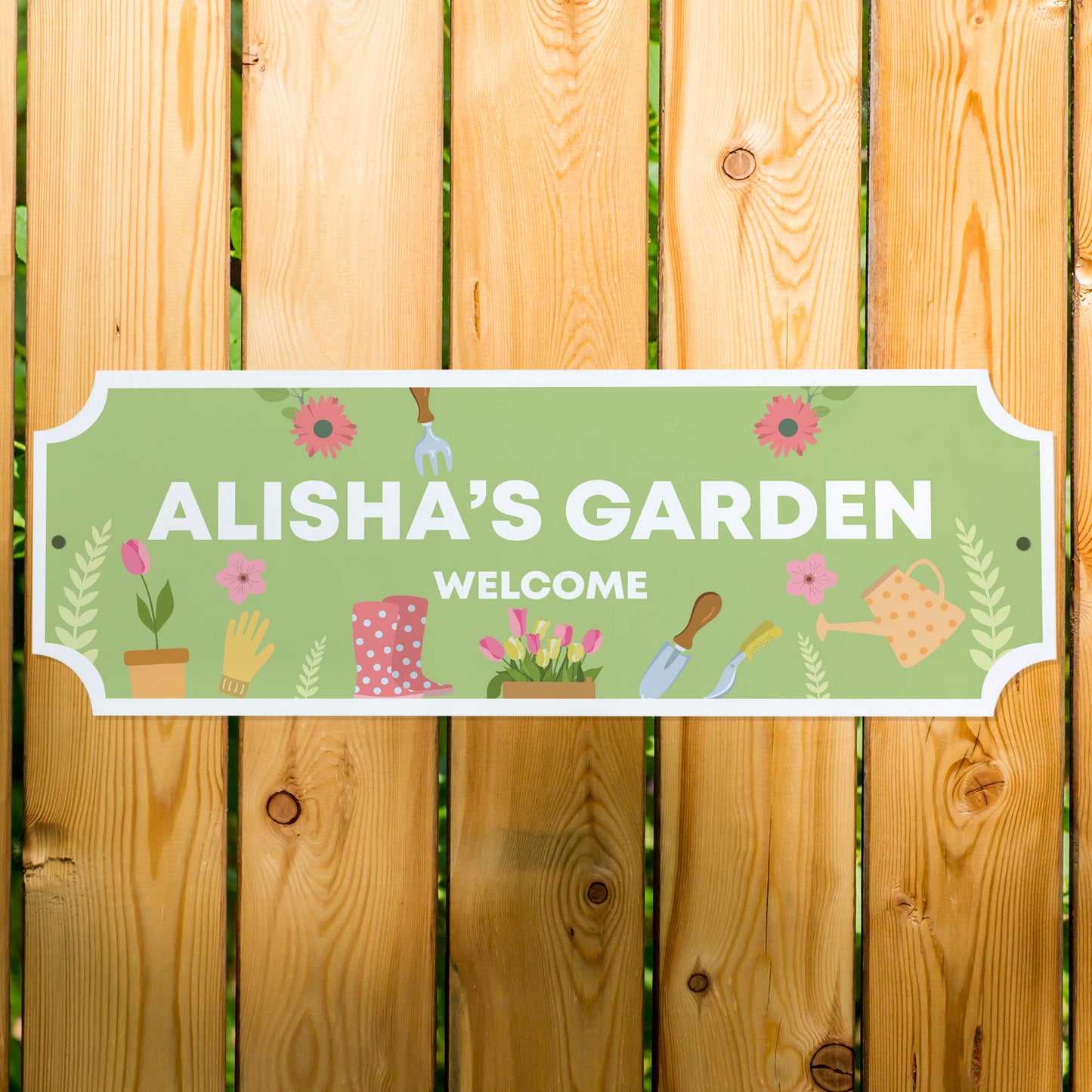 Personalised Garden Signs Plaques Outdoor Shed Summer House