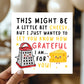 Grateful For You Card Thank You Card For Teacher Volunteer