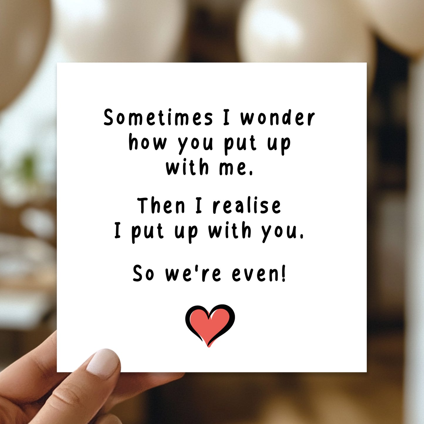 Funny Birthday Anniversary Card For Husband Wife Boyfriend