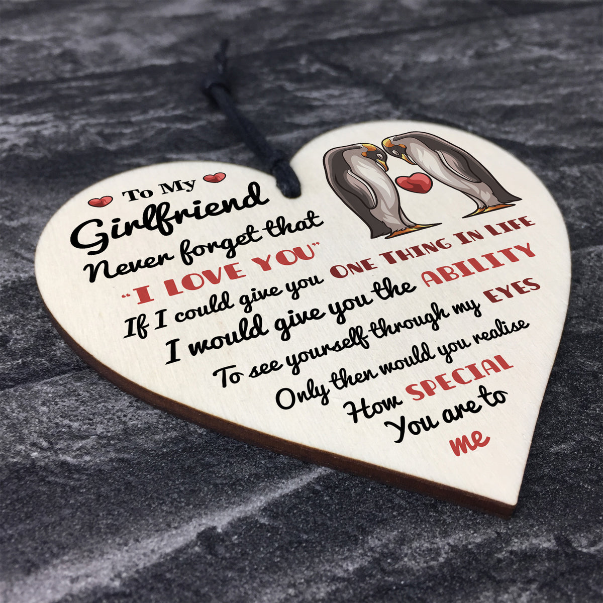 Gift For Girlfriend Never Forget That I Love You Gift