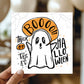 BOO Halloween Card For Friend Daughter Son Couple Card For Him