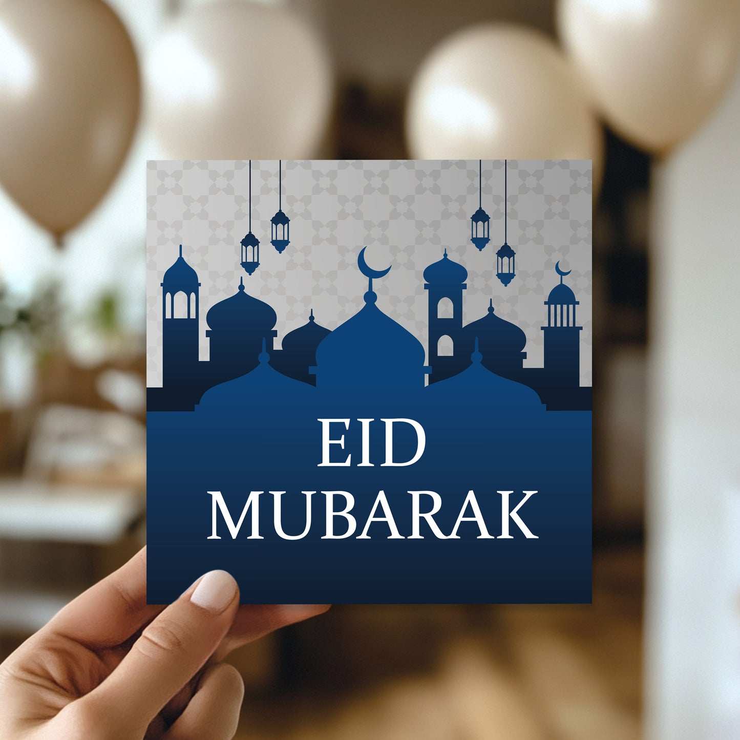 Eid Mubarak Card Eid Greeting Cards Ramadan Eid Mubarak Card