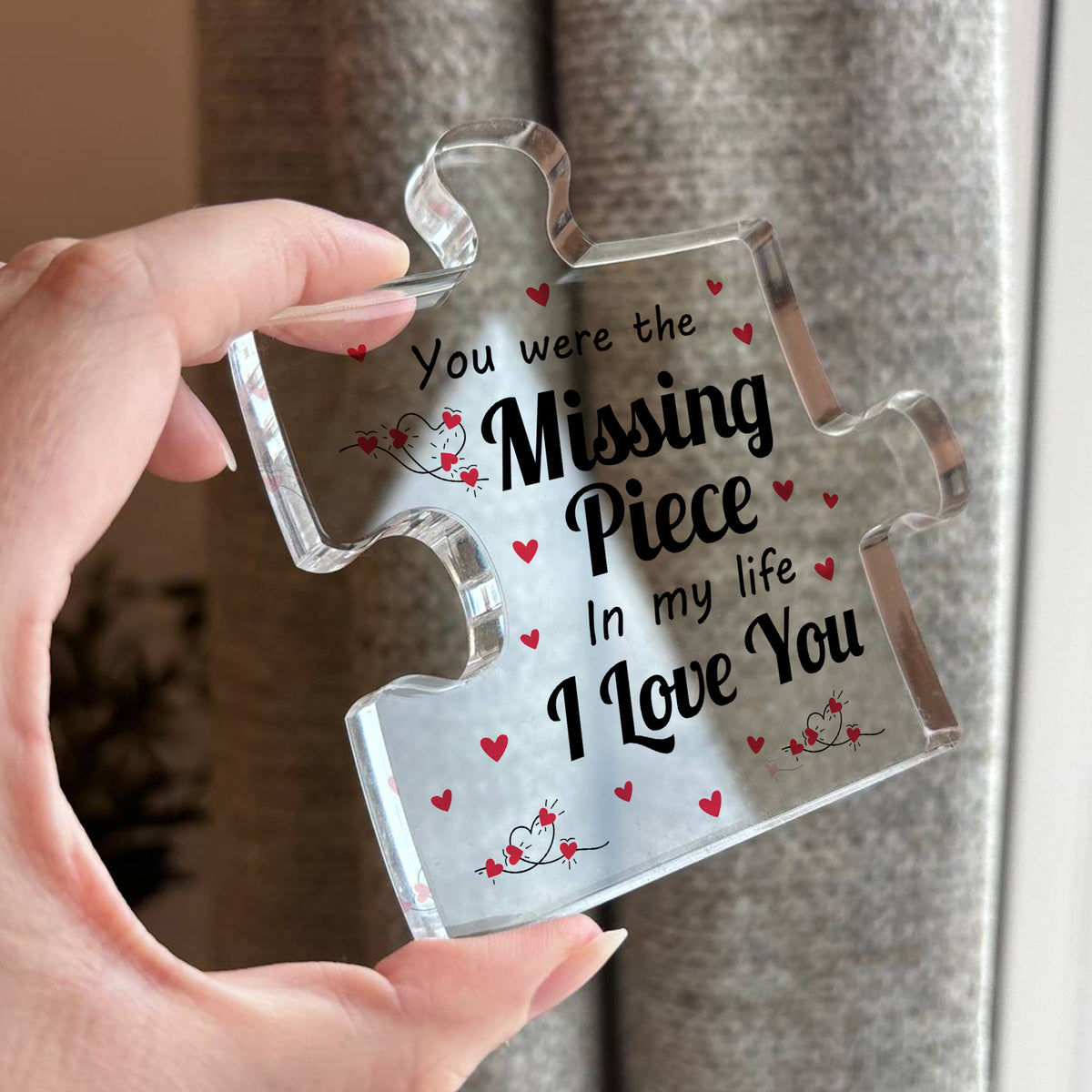 Gift For Boyfriend Girlfriend Husband Wife Missing Piece