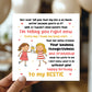 Card For Bestie Birthday With Kraft Envelope Birthday Card
