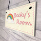 Bedroom Decor Personalised Signs for Children Kids Nursery