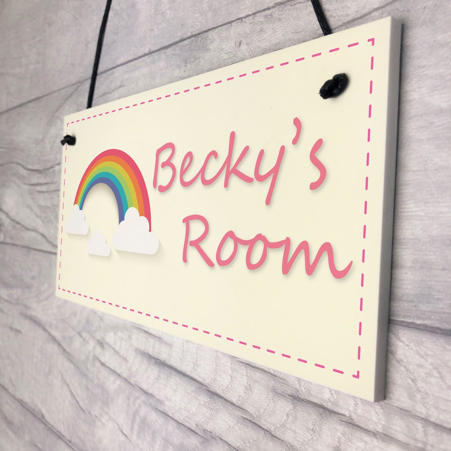 Bedroom Decor Personalised Signs for Children Kids Nursery