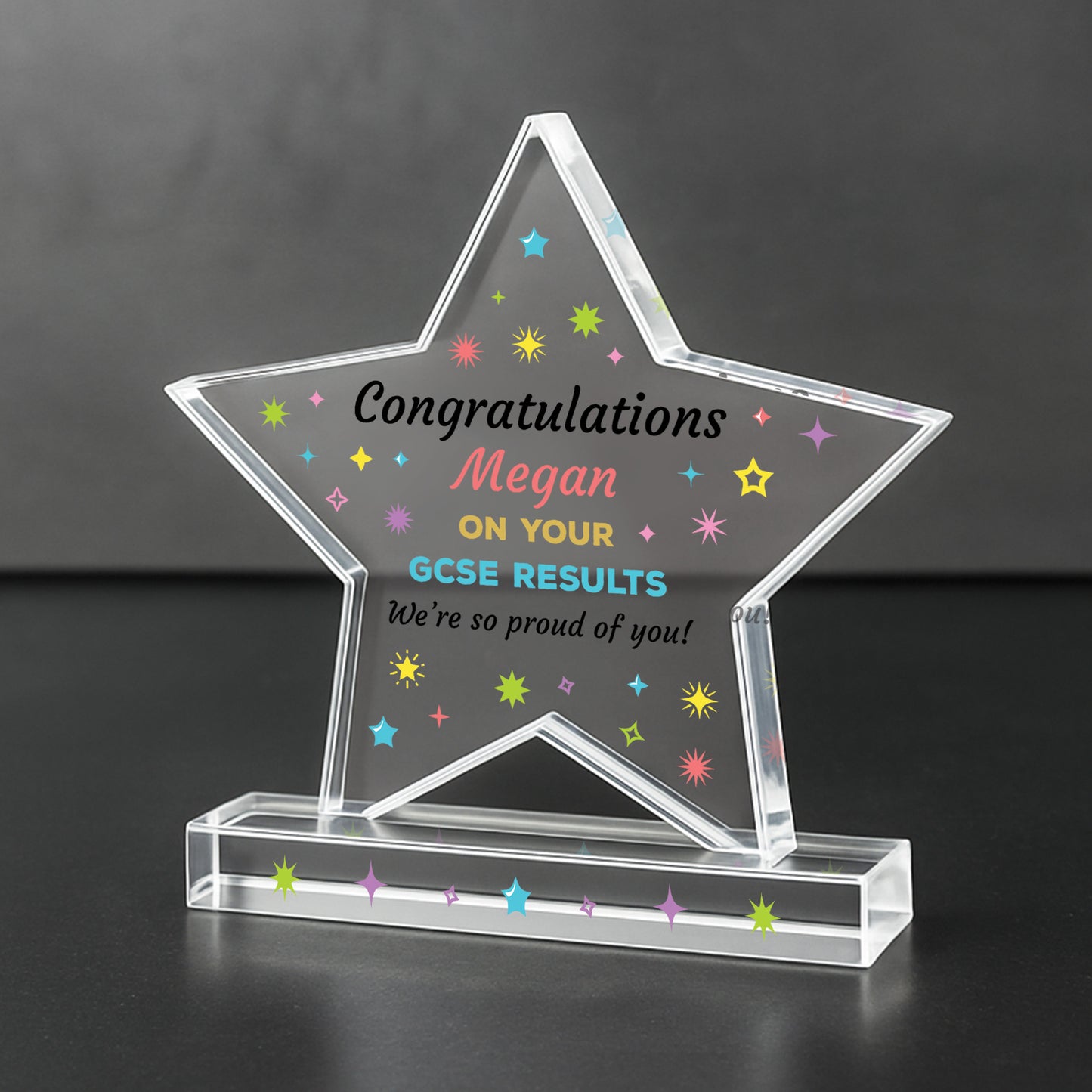 Personalised GCSEs Results Congratulations Plaque Award Passed