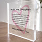 Mother & Daughter Gift Mum Gift From Daughter Mum Gift