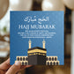Hajj Kaaba Card Umrah Mubarak Dua Blessings Muslim Islamic Cards