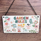 Garden Decoration Garden Signs For Outdoor Novelty Garden Rules