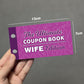 Wife Gifts Coupon Book Novelty Couples Gifts Christmas